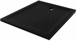 New Trendy Mild Stone téglalap alakú zuhanytálca x90 cm fekete B-0598