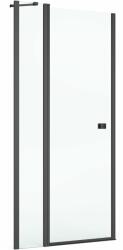 Roca Capital zuhanyajtók 120 cm dönthető fekete matt/átlátszó üveg AM4612016M
