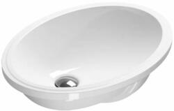 CATALANO Canova Royal mosdótál 57x42 cm ovális alulról beépíthető fehér fényes 0727570001 (0727570001)