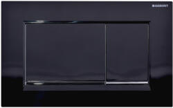 Geberit Sigma20 öblítő gomb WC-hez fényezett króm-fekete 115.883. KM. 1 (115883KM1)