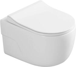 Lavita Roto wc csésze lassú záródású ülőkével függesztett dilettációs szivacs nélkül fehér fényes 5900378308058