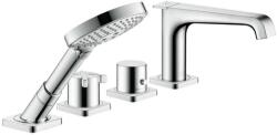 Hansgrohe Citterio E kád és zuhany csaptelep fürdőkád fölé z termosztáttal króm 36410000
