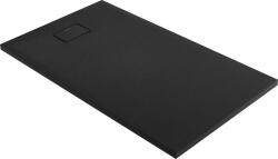 Oltens Bergytan téglalap alakú zuhanytálca 140x80 cm fekete 15106300 (15106300)
