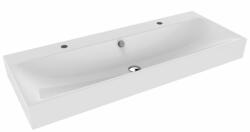 KALDEWEI Silenio mosdótál 120x46 cm négyszögletes klasszikus fehér fényes 904506043001 (904506043001)