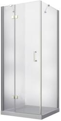 Besco Viva zuhanykabin 90x90 cm négyzet króm fényes/átlátszó üveg VKL-90-195-C (VKL90195C)