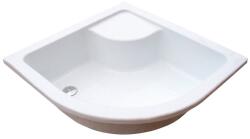 RAVAK Sabina félkör alakú zuhanytálca 80x80 cm fehér GPX11004 (GPX11004)
