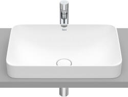 Roca Inspira mosdótál 55x37 cm négyszögletes süllyesztett fehér A327534620 (A327534620)