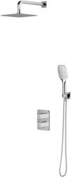 Omnires Slide zuhany készlet beépített termosztáttal trópusi zuhany opcióval króm SYSSL11CR (SYSSL11CR)