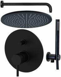 PAFFONI Készlet kád és zuhany csaptelep Paffoni Light LIG015NO, fejzuhany Paffoni Stick ZSOF074NO, ZDUP094NO, ZSOF034NO
