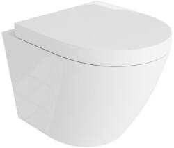 Lavita Sogo wc csésze lassú záródású ülőkével függesztett perem nélkül fehér fényes 5908211401454 (5908211401454)