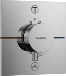 Hansgrohe ShowerSelect Comfort E kád és zuhany csaptelep süllyesztett z termosztáttal króm 15572000