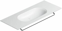 CATALANO Horizon mosdótál 125x50 cm négyszögletes klasszikus-beépíthető-pulttal együtt fehér matt 0521260021 (0521260021)