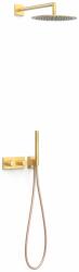 TRES B-System zuhany készlet beépített termosztáttal trópusi zuhany opcióval arany 30735204OM (30735204OM)