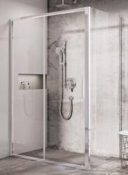 RAVAK Blix zuhanyfal 90 cm fekete matt/átlátszó üveg X9BM70300Z1 (X9BM70300Z1)