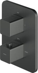 Omnires Parma kád és zuhany csaptelep süllyesztett z termosztáttal grafit PM7436GR (PM7436GR)