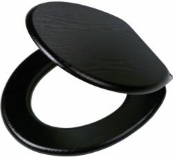 Tiger Blackwash wc ülőke lecsapodás-gátlós fekete 252030746 (252030746)