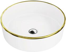 Lavita Merida mosdótál 37x37 cm kerek mosdótálak fényes 5900378325130 (5900378325130)