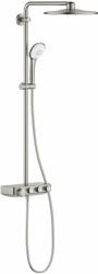 GROHE Euphoria zuhany készlet fal termosztáttal trópusi zuhany opcióval SuperSteel 26507DC0