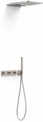TRES B-System zuhany készlet beépített termosztáttal trópusi zuhany opcióval acél 30725305AC (30725305AC)