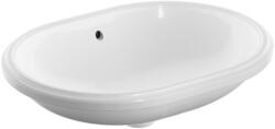 Geberit Variform mosdótál 55x40 cm ovális alulról beépíthető fehér 500.756. 00.2