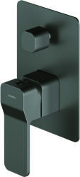 Omnires Slide kád és zuhany csaptelep süllyesztett grafit SL7735GR (SL7735GR)