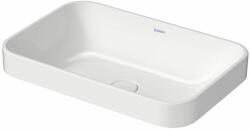 Duravit Happy D. 2 mosdótál 60x40 cm négyszögletes mosdótálak fehér 23596000001