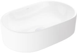 KSURO 101 mosdótál 51.5x32.5 cm ovális mosdótálak fehér 20805000 (20805000)