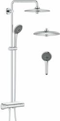 GROHE Vitalio Joy zuhany készlet fal termosztáttal trópusi zuhany opcióval króm 26403001
