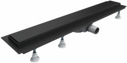 Omnires Lowfix zuhany lefolyó 80 cm fekete LOWFIX80GBL