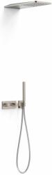 TRES B-System zuhany készlet beépített termosztáttal trópusi zuhany opcióval acél 30725205AC (30725205AC)