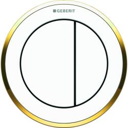 Geberit Typ 10 öblítő gomb WC-hez fehér-arany 116.056. KK. 1 (116056KK1)