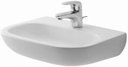 Duravit D-Code mosdótál 45x34 cm félkör alakú klasszikus fehér fényes 07074500002 (07074500002)