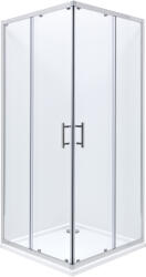 Roca Town-N Square zuhanykabin 80x80 cm négyzet króm fényes/átlátszó üveg AMP2608012M (AMP2608012M)