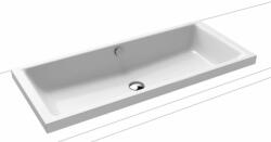 KALDEWEI Puro mosdótál 90x38 cm négyszögletes mosdótálak fehér 909006003001 (909006003001)
