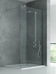 NEW TRENDY New Modus zuhanykabin fal walk-in 90 cm króm fényes/átlátszó üveg EXK-5459