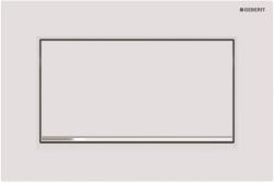 Geberit Sigma10 1M öblítő gomb WC-hez fényezett króm-fehér 115.893. JT. 1 (115893JT1)