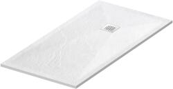 BALNEO Stone Tray téglalap alakú zuhanytálca 100x80 cm fehér STFWH8010025 (STFWH8010025)