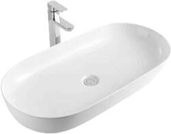 Lavita Verso mosdótál 80x40 cm ovális mosdótálak fehér 5908211410197 (5908211410197)