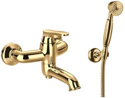 Omnires Art Deco kád és zuhany csaptelep fali arany AD5131GL
