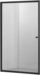 Hagser Ava zuhanyajtók 100 cm tolható fekete matt/átlátszó üveg HGR13000021 (HGR13000021)