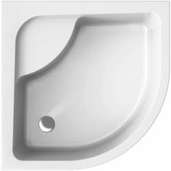 Polimat Pako félkör alakú zuhanytálca 80x80 cm fehér 00086 (00086)