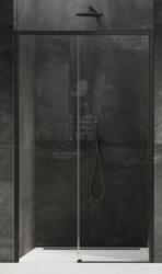 NEW TRENDY Prime Black zuhanyajtók 150 cm tolható fekete matt/átlátszó üveg D-0326A