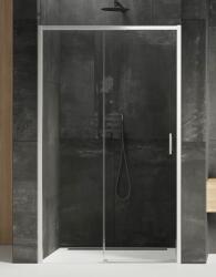 NEW TRENDY Prime zuhanyajtók 150 cm tolható króm fényes/átlátszó üveg D-0308A