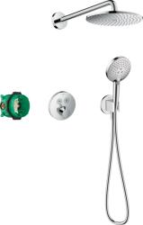 Hansgrohe Raindance zuhany készlet beépített termosztáttal trópusi zuhany opcióval króm 27951000