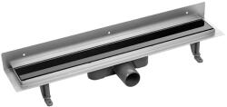 Laveo Basso lineáris lefolyó ráccsal 60 cm fekete COB761S