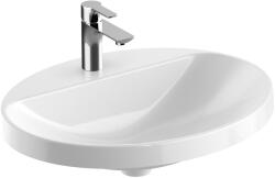 Geberit Variform mosdótál 60x48 cm ovális süllyesztett fehér fényes 500.727. 00.2 (500727002)