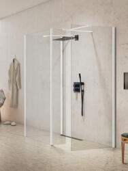 NEW TRENDY New Modus White zuhanykabin fal walk-in 80 cm fehér matt/átlátszó üveg EXK-2333