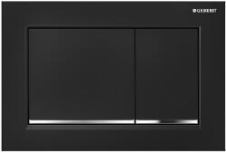 Geberit Omega20 öblítő gomb WC-hez fényezett króm-fekete 115.080. KM. 1