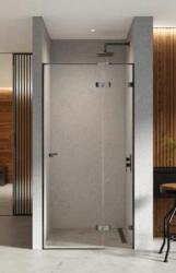 NEW TRENDY Eventa Black Chrome zuhanyajtók 110 cm dönthető fekete fényes/átlátszó üveg EXK-6134 (EXK6134)