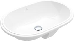 Villeroy & Boch Architectura mosdótál 57x37.5 cm ovális alulról beépíthető fehér fényes 5A7661R1 (5A7661R1)